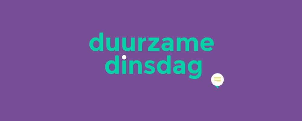 Duurzame dinsdag banner